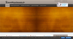 Desktop Screenshot of monbicarbonate.fr