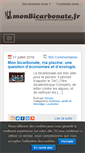 Mobile Screenshot of monbicarbonate.fr